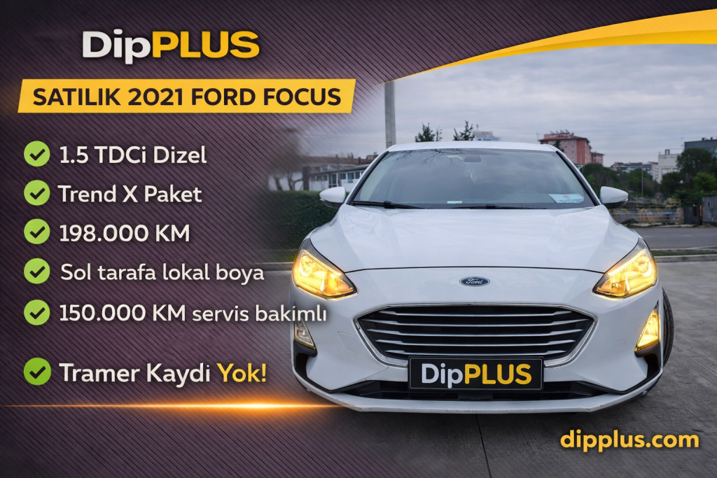 Satilik-Focus-1024x683 SATILDI! | Ford Focus 1.5 TDCi Dizel (2021) | 198.000 km